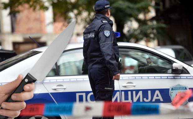 nož i srpska policija