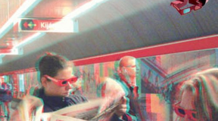 3D őrület a metrón!