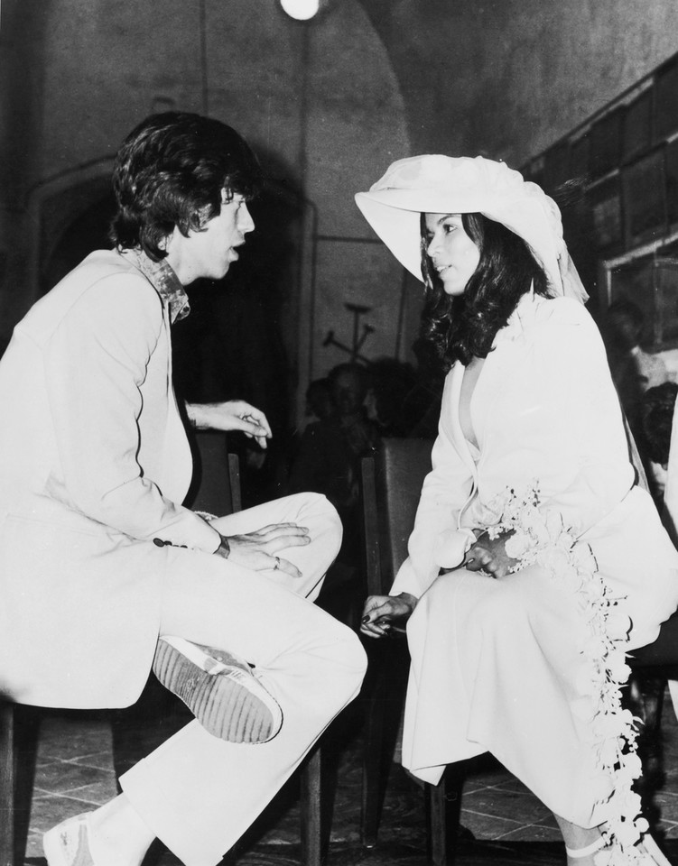 Mick Jagger i Bianca Jagger, 1971