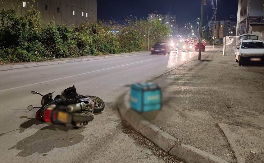 Motociklista povređen u Pantelejskoj ulici