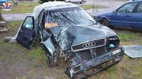 Tragiczny wypadek w Rudzieńcu. Za kierownicą siedział 85-latek