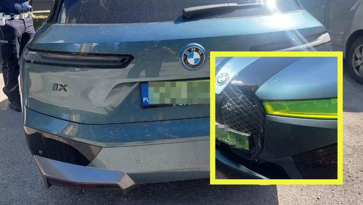 Mąż 33-latki dokonał przeróbek w nowym BMW (Screen: lublin.policja.gov.pl)