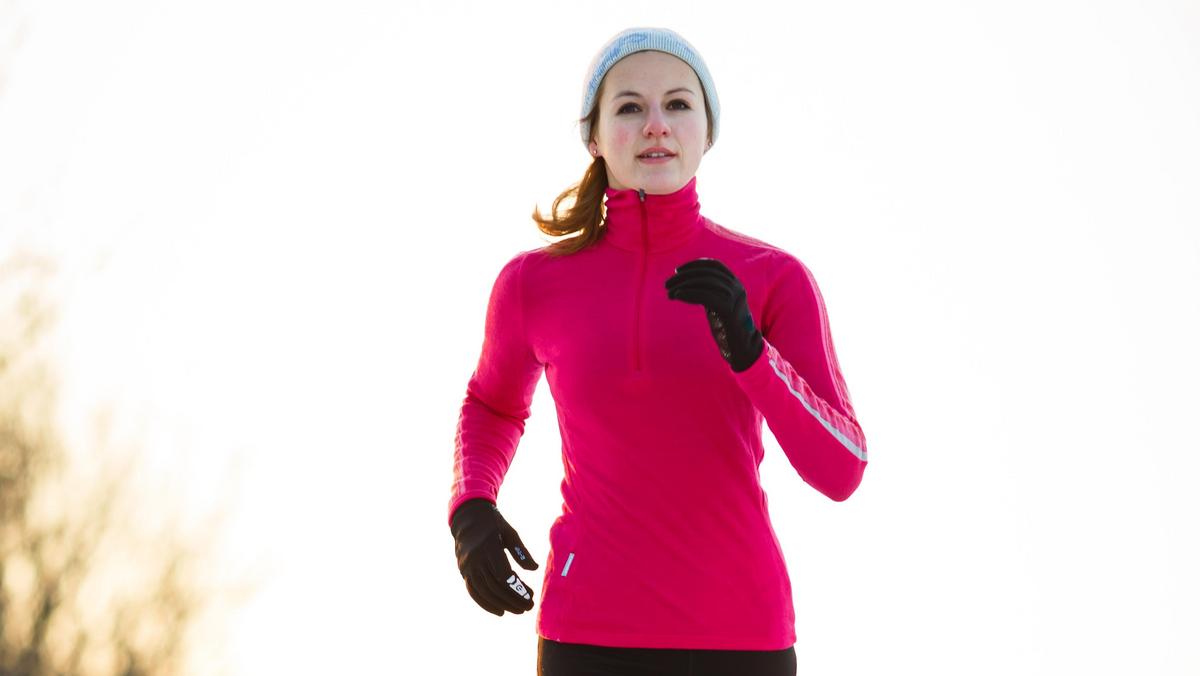 bieganie zima sport kobieta