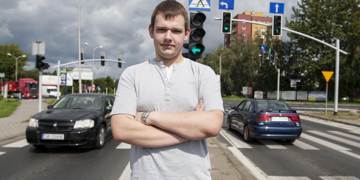 Artur Ząbczyk (24 l.), student z Politechniki Śląskiej