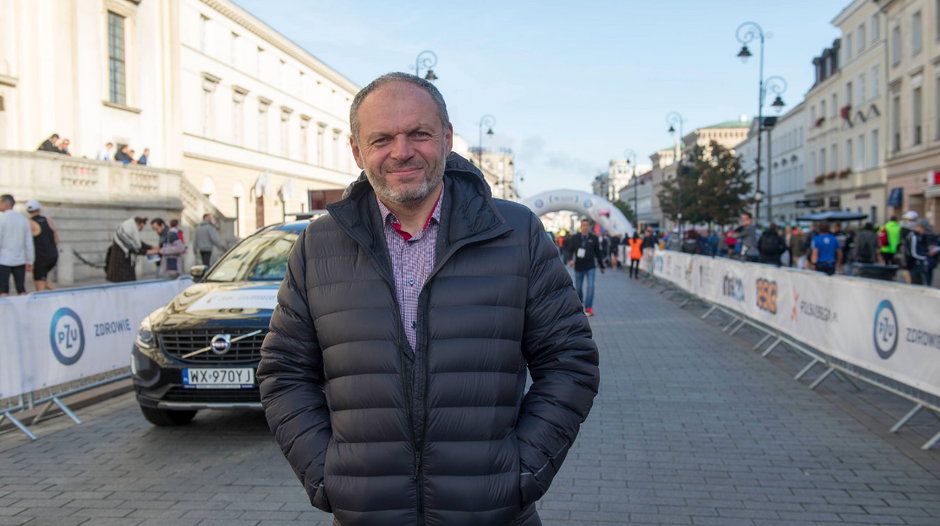 Dyrektor Maratonu Warszawskiego Marek Tronina 