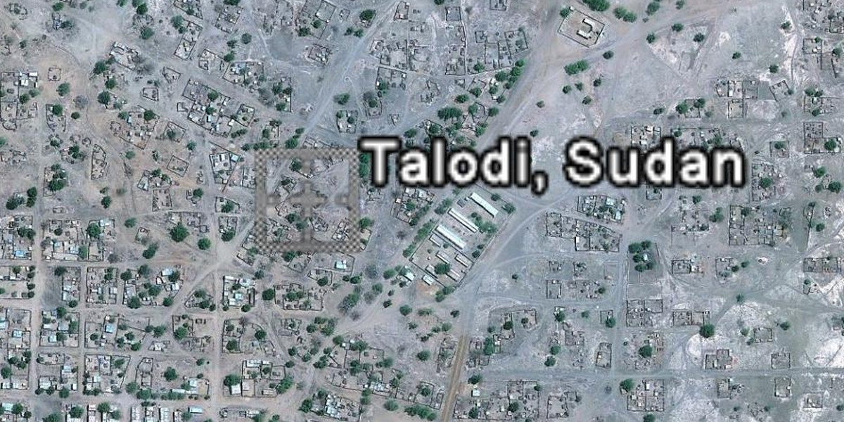 Miejscowość Talodi w Sudanie