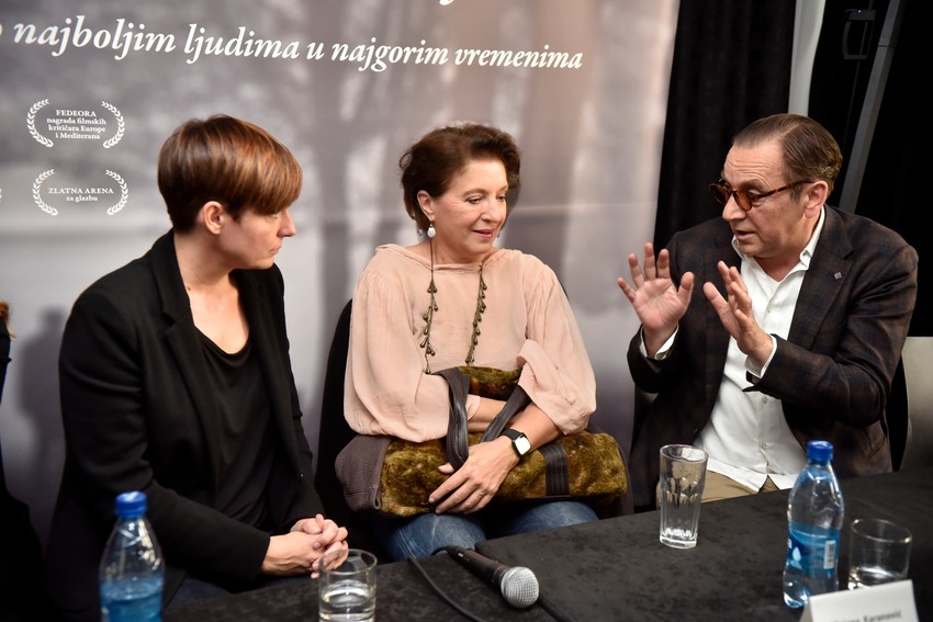 Dana Budisavljević, Mirjana Karanović i Tihomir Stanić