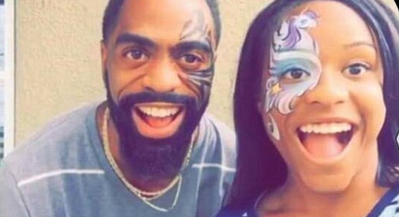 Tyson Gay and daughter, Trinity