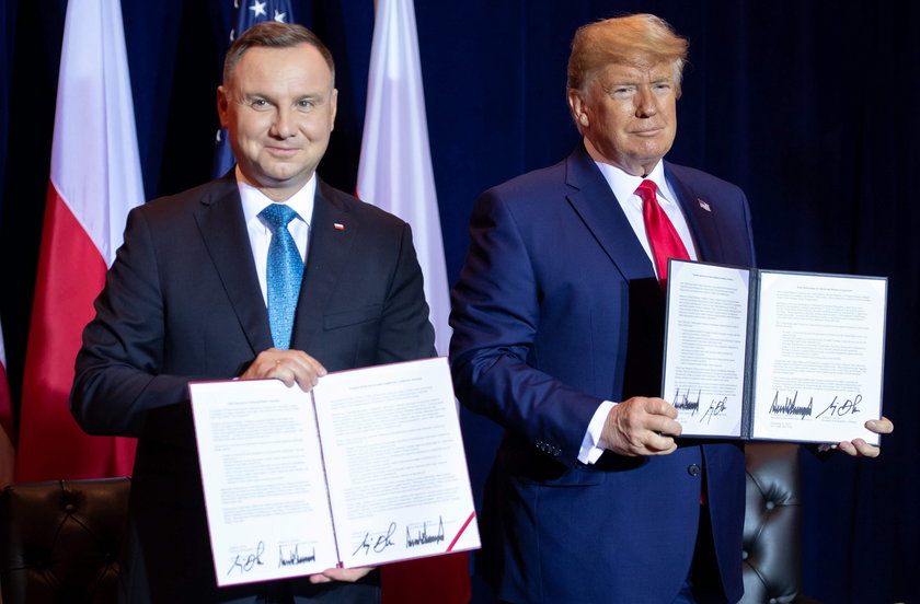 Duda i Trump podpisali wspólną deklarację