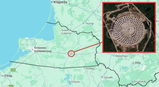 Tajemnicza instalacja wojskowa Rosji pod granicą Polski! Ma 1,6 km średnicy
