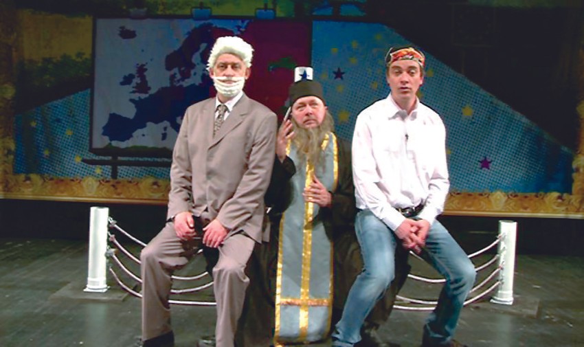 Glavni likovi su Anđelina Henkel, predsednik Doris i ministar Slađan