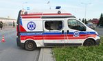 Zajechał drogę karetce na sygnale. W rozbitym ambulansie pacjent z zawałem