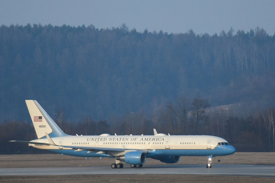 Na pokładzie Air Force Two do Polski przylatywał już wiceprezydent Mike Pence