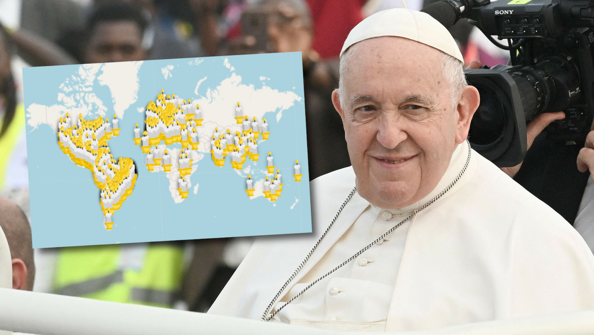 10. rocznica pontyfikatu papieża Franciszka. Powstaje niezwykła mapa