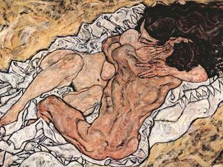 Pair embracing, Egon Schiele. Najdroższą „erotyczną” pracę tego artysty sprzedano w Stanach Zjednoczonych za 11 323 750 dolarów