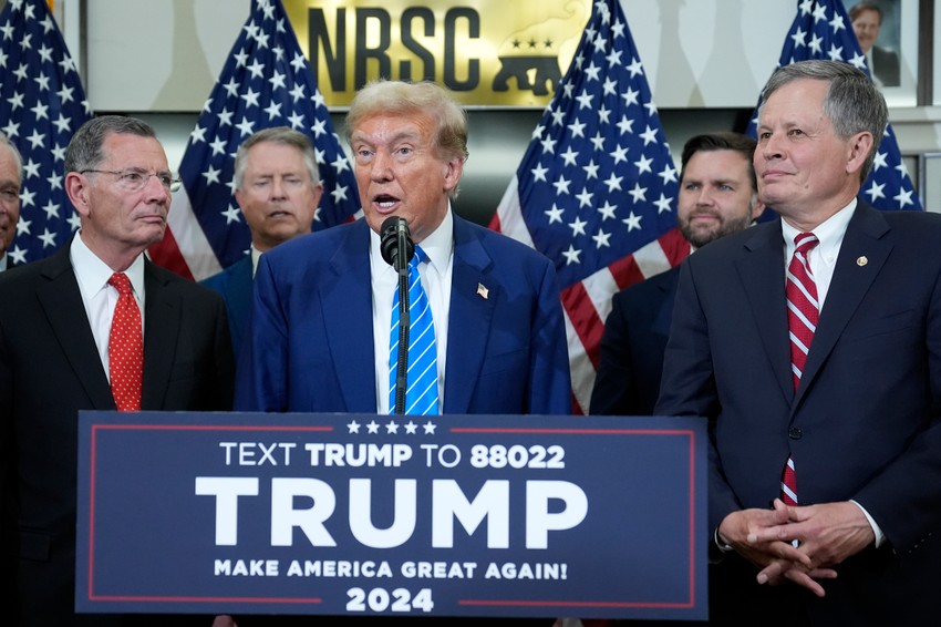 Donald Tramp na sastanku sa Nacionalnim republikanskim senatskim komitetom