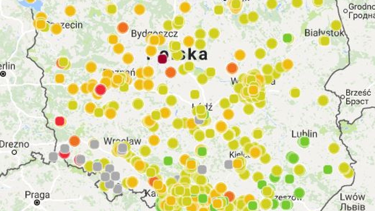 Smog w Polsce, 12 marca występuje nad ranem w kilku miejscowościach Polski. Najgorsza sytuacja jest w Inowrocławiu. Normy przekroczone są także w Grodzisku Wielkopolskim, Żarach i w Leśnej.