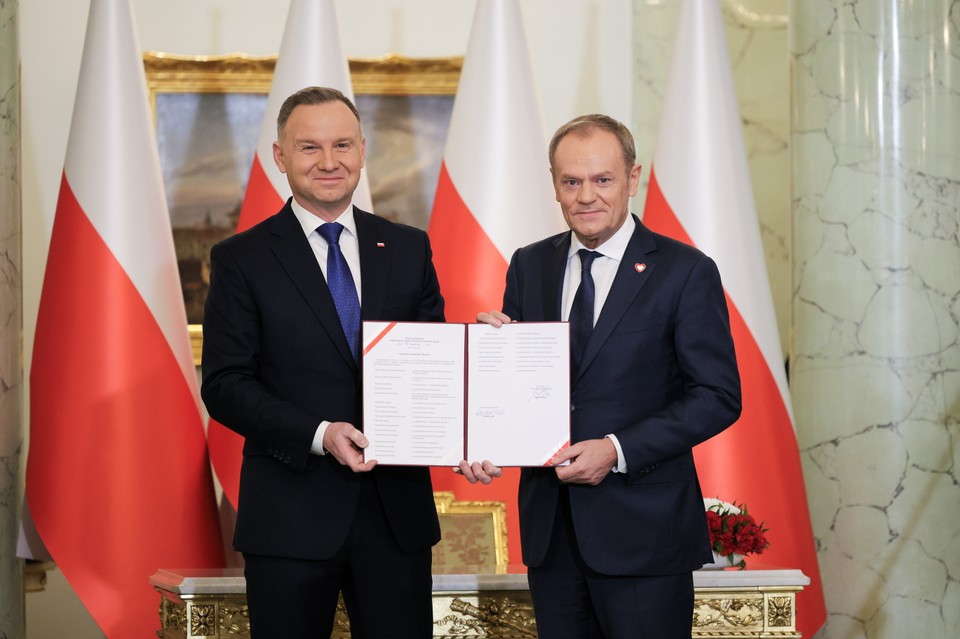 Zaprzysiężenie rządu Donalda Tuska