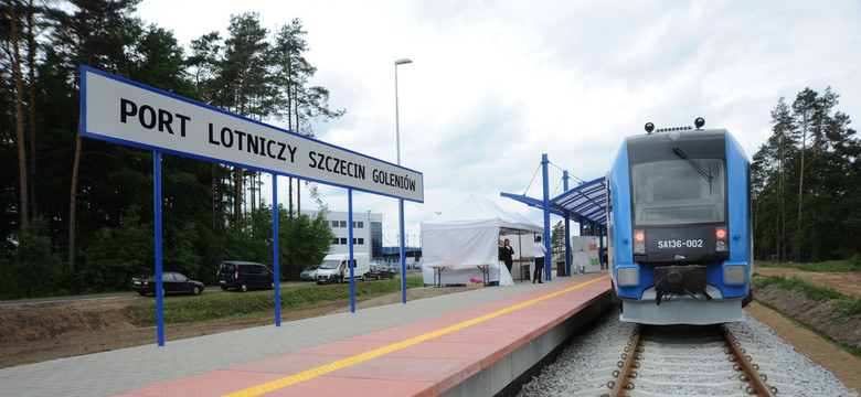 Pociągiem na lotnisko w Goleniowie ze Szczecina i Kołobrzegu