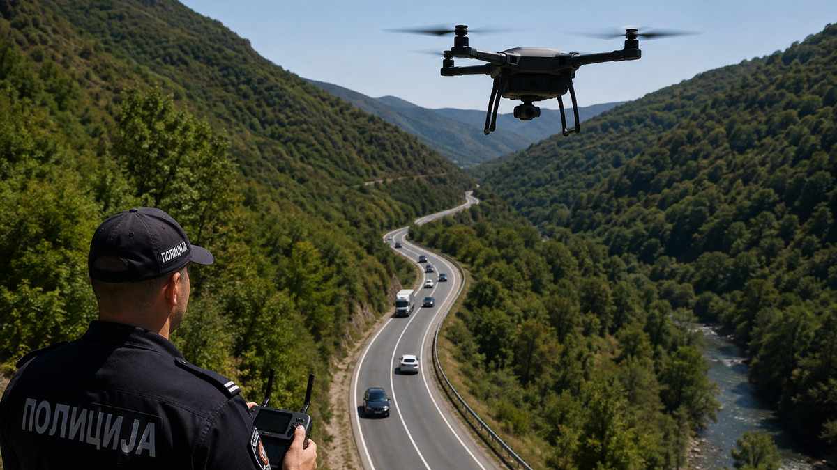 Policija pojačava upotrebu dronova na putevima Srbije