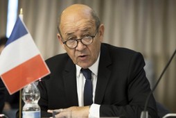 Minister spraw zagranicznych Francji Jean-Yves Le Drian