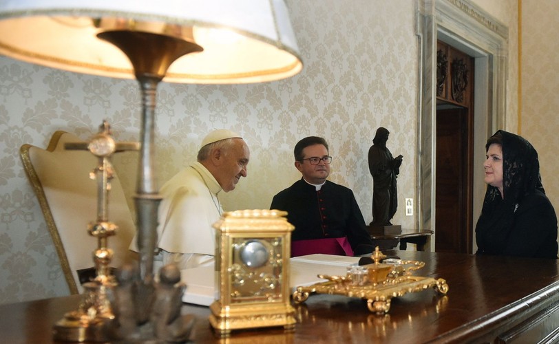 PAPIEŻ FRANCISZEK PRZYJĄŁ PREMIER SZYDŁO