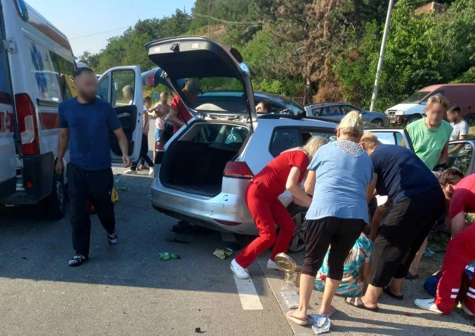 Saobraćajna nesreća na putu Kuršumlija - Merdare 