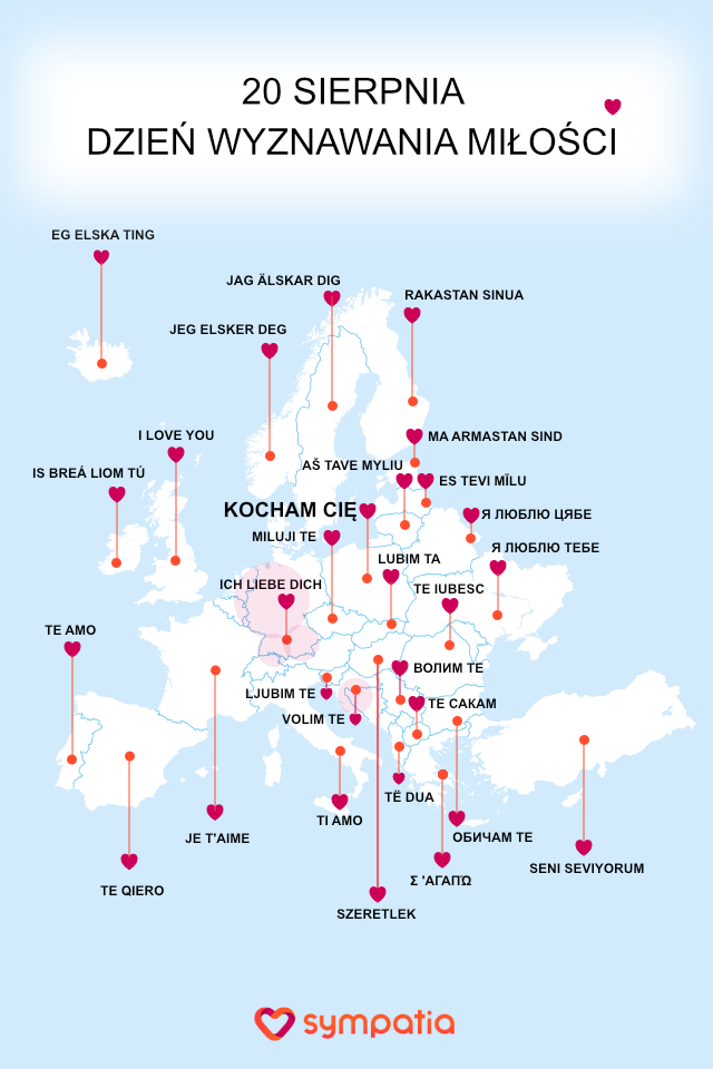 Dzień Wyznawania Miłości, 20 sierpnia