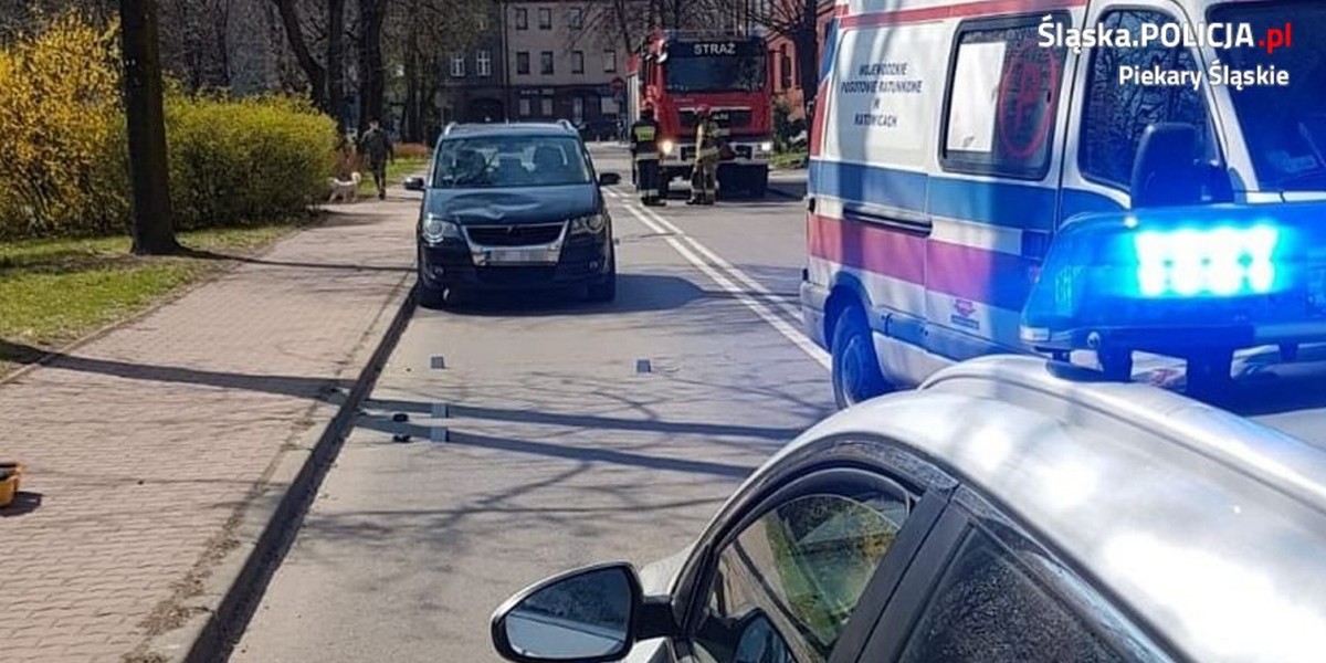 Horror w Piekarach Śląskich. 9-latek biegł pod auto