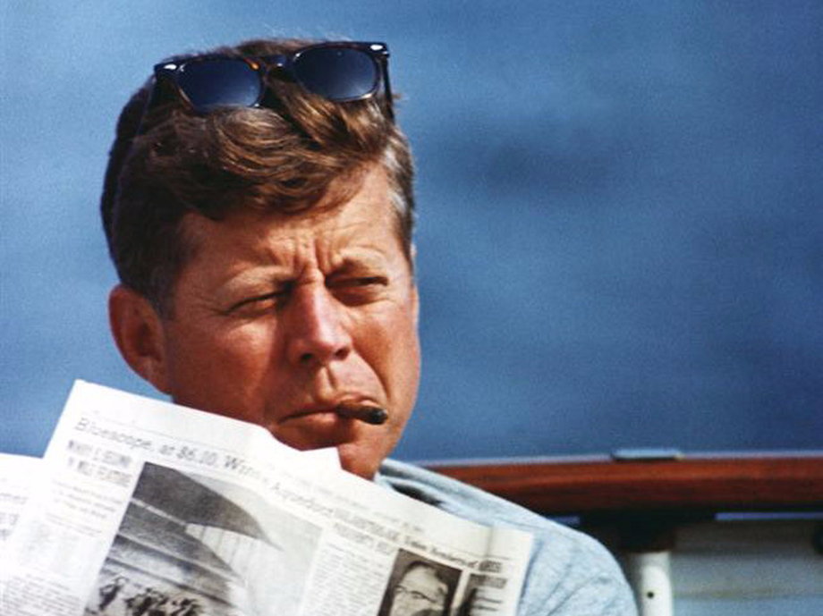FILE PHOTO: President John F. Kennedy in an undated photograph courtesy of the John F. Kennedy Presidential Library and Museum