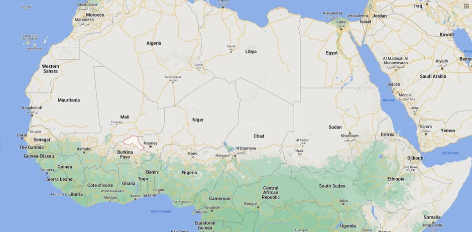 Region Sahela obuhvata Burkinu Faso, Niger, severoistok Nigerije, daleki sever Kameruna, Čad i Mali