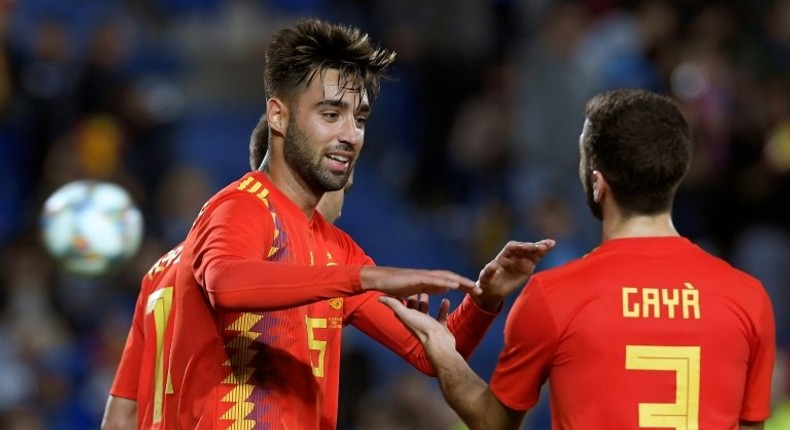 Brais Mendez scored the only goal as Spain edged to victory