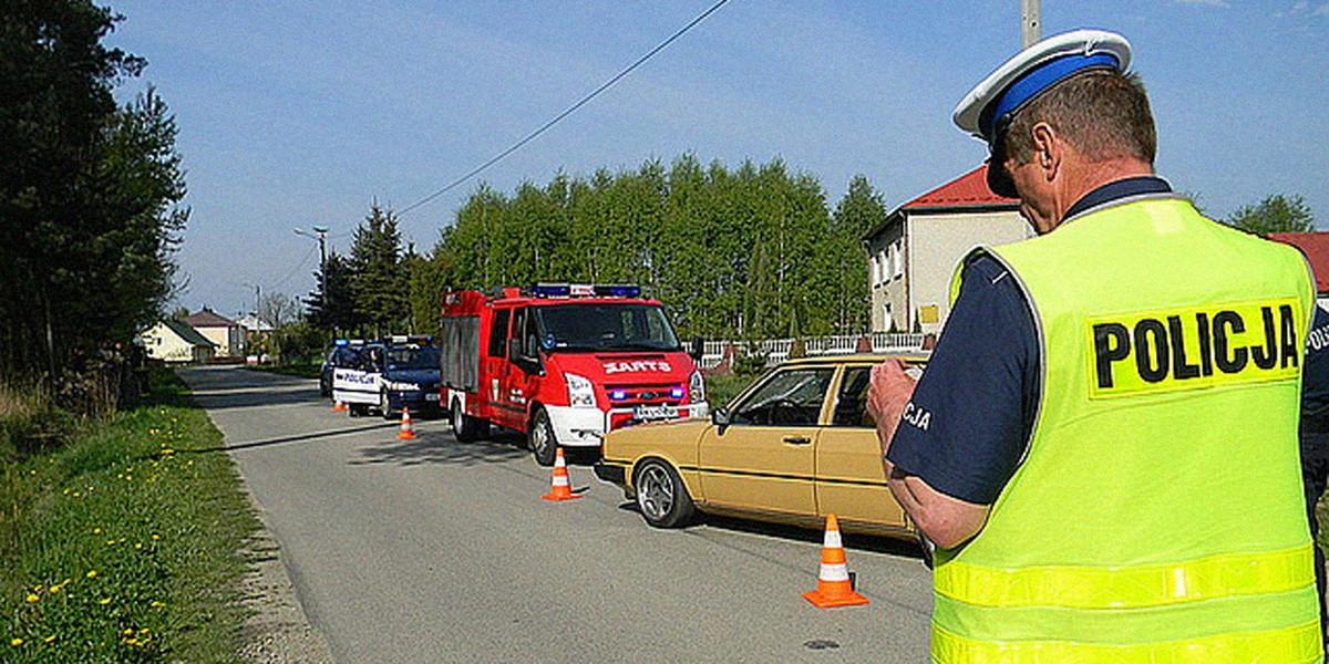 Kierowca audi wjechał w dzieci