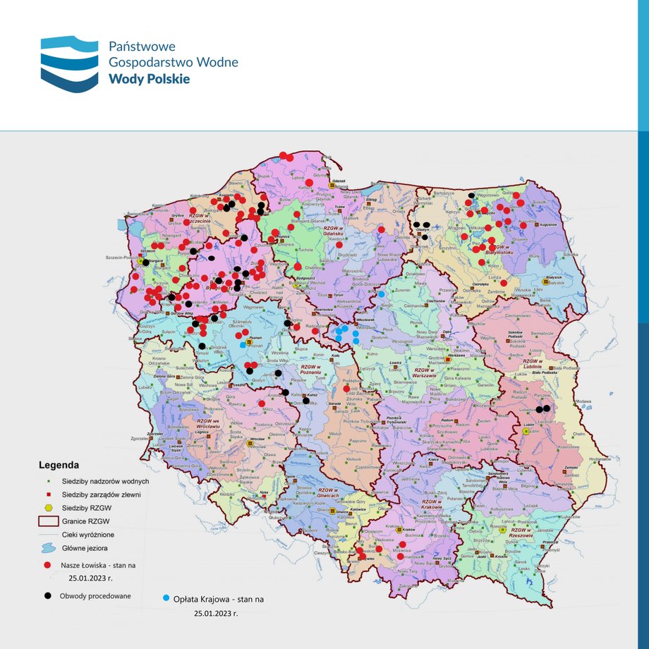 Oferta w ramach programu Nasze Łowiska. Stan na 25 stycznia 2023 r.