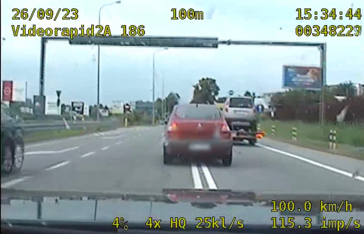 Pościg za kierowcą Renault