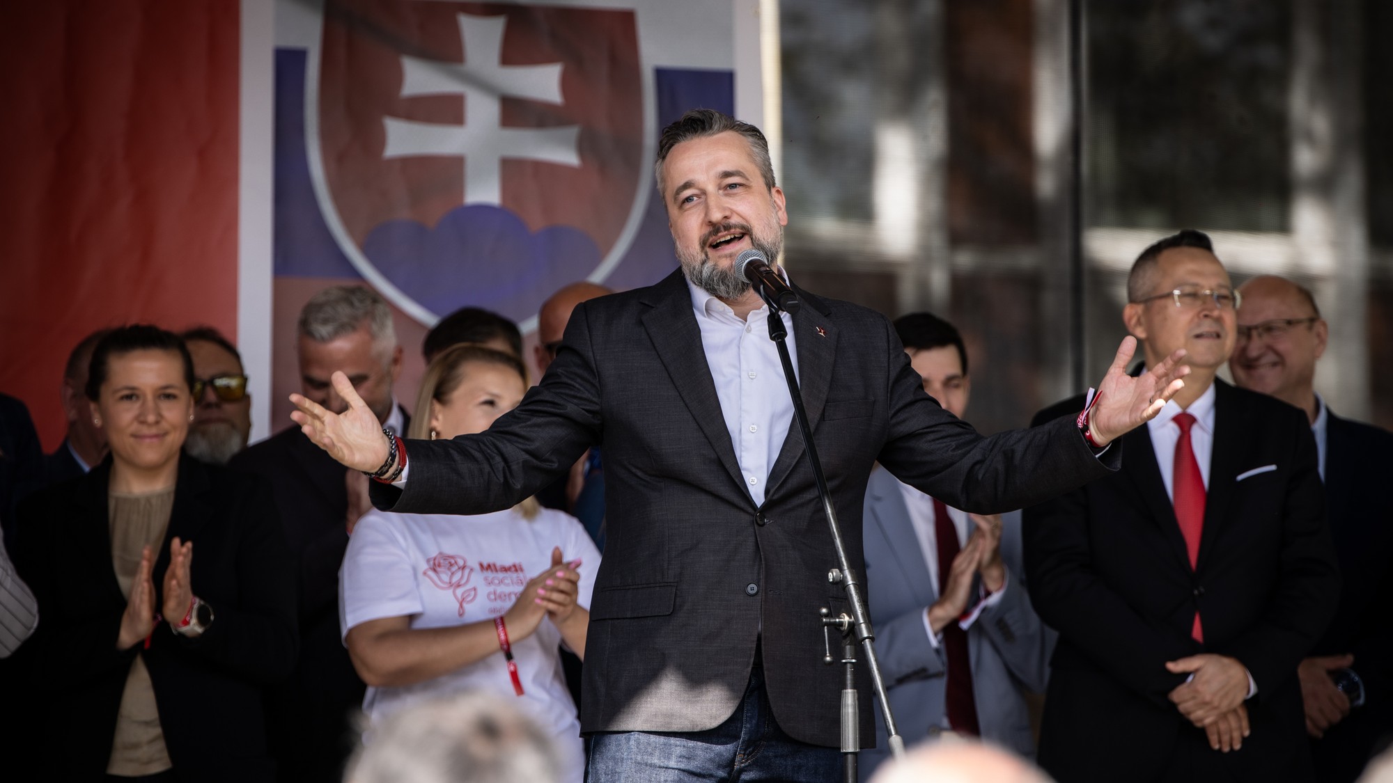 Smer-SD oslavy 1.mája v Bánovciach Nad Bebravou 1.5.2026