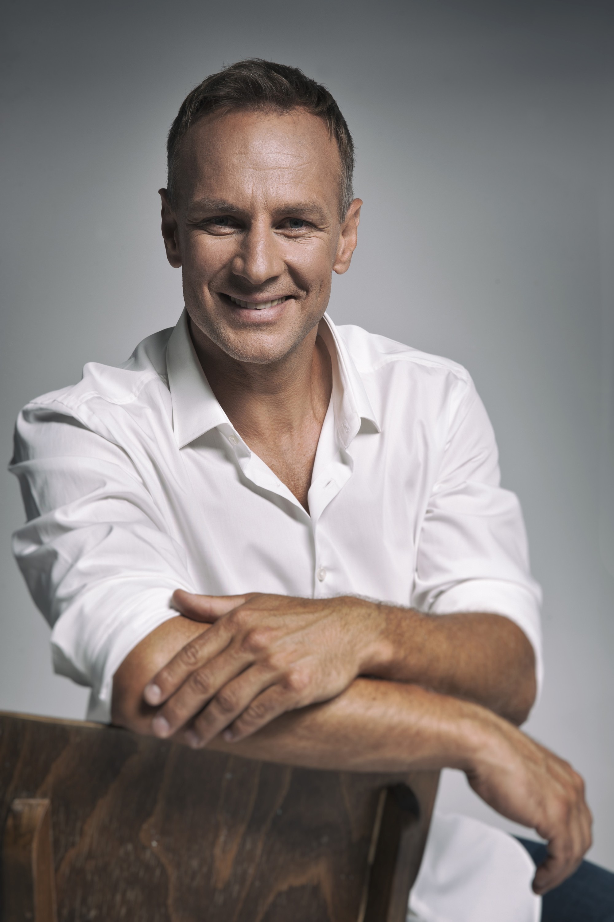 Moderátor Patrik Švajda.