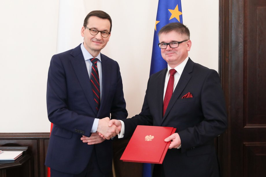 Premier Mateusz Morawiecki powołuje Adama Gawędę na stanowisko sekretarza stanu i pełnomocnika rządu ds. restrukturyzacji górnictwa węgla kamiennego