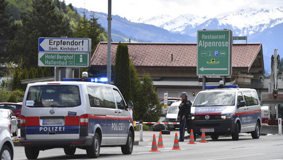 Pánik: túszt ejtett egy bankrabló Ausztriában - fotók