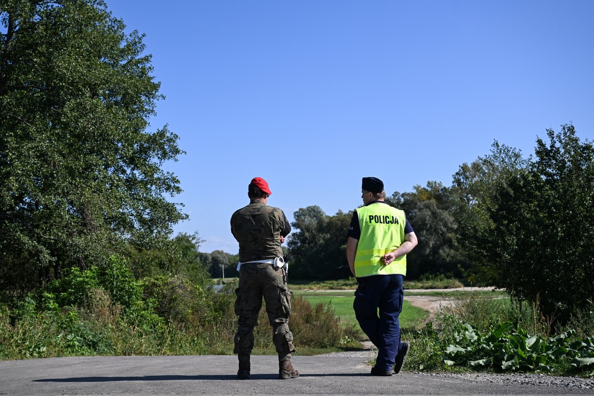 Okolice miejsca upadku drona