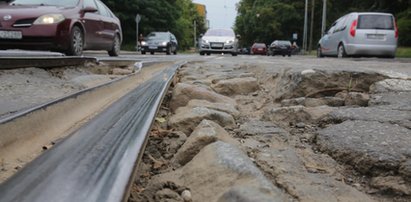 Wojska Polskiego w Łodzi bez tramwaju na Doły