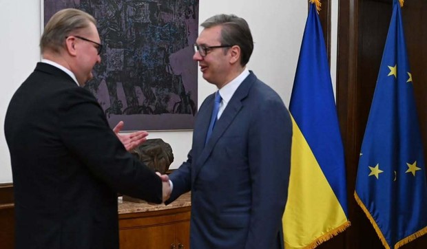 Aleksandar Vučić i Taras Kačka