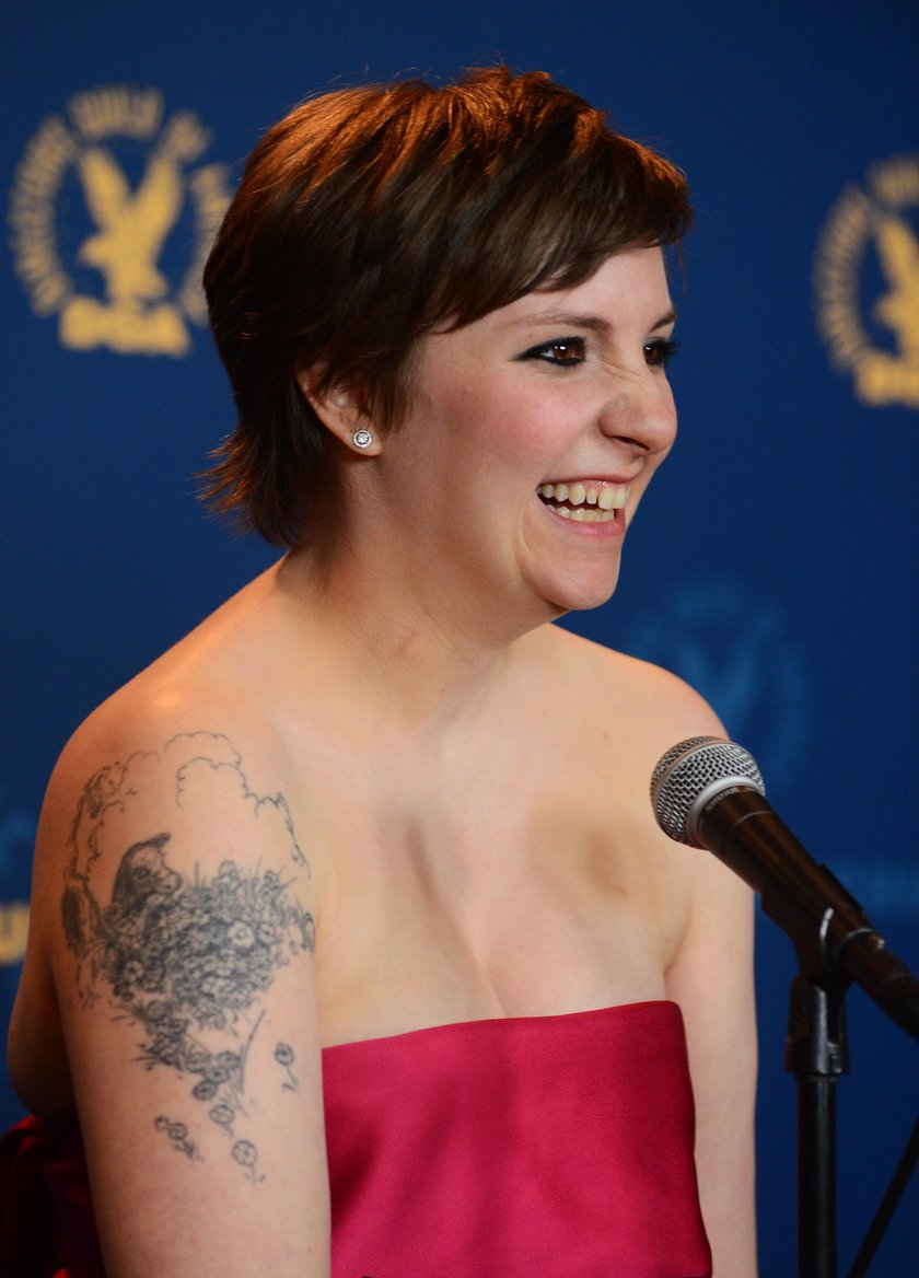 Lena Dunham tatuaże