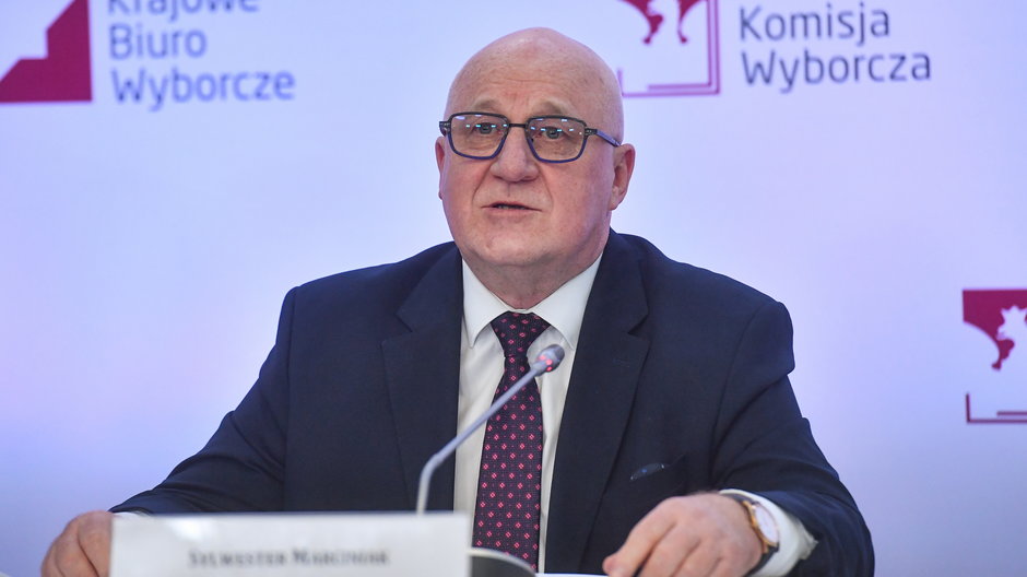 szef Państwowej Komisji Wyborczej Sylwester Marcinia