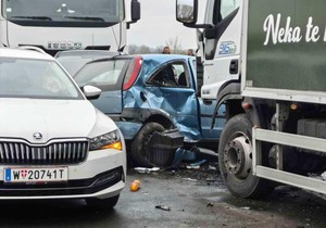 Saobraćajna nesreća na mostu Kovin-Smederevo