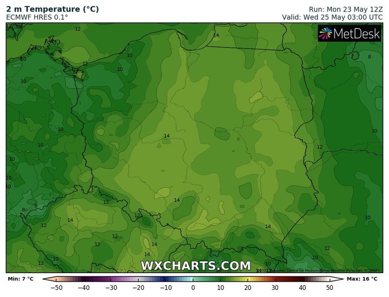 Temperatura będzie umiarkowana