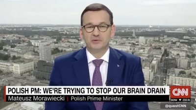 Mateusz Morawiecki w CNN