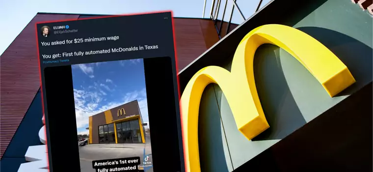 McDonald's z pierwszą automatyczną restauracją. Oto jak wygląda