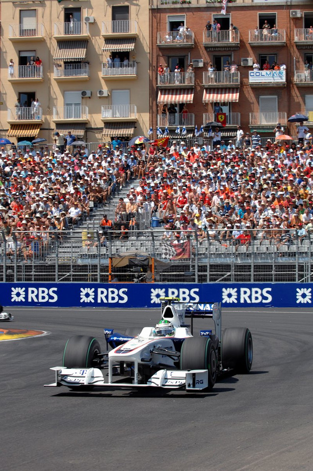 Grand Prix Europy 2009: szczęśliwy Barrichello (fotogaleria)