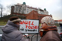 KRAKÓW WAWEL PROTEST (protest na Wawelu)